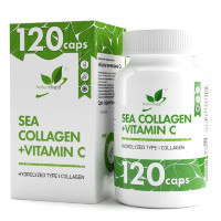 NATURAL SUPP Sea Collagen + vitamin c, 120 кап
