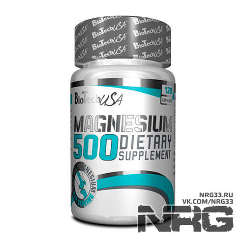 BIOTECH Magnesium 500, 120 таб