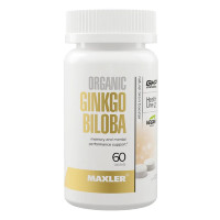 MAXLER Ginkgo Biloba Organic, 60 таб