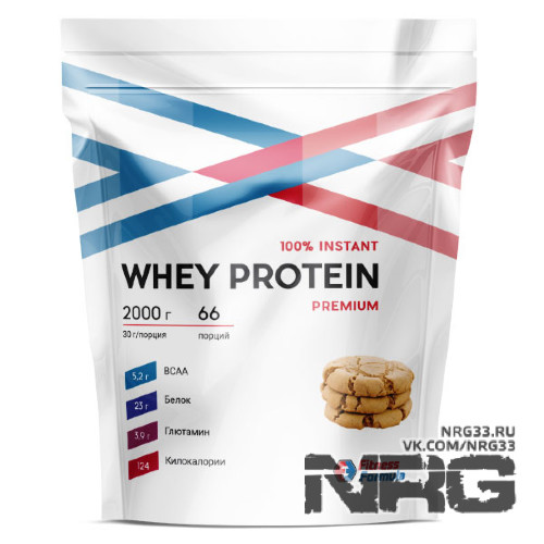 FITNESS FORMULA Whey Protein 100% Premium, 2 кг
