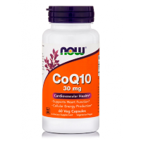 NOW Co Q10 30 mg, Кофермент Q10 30 мг, 60 кап