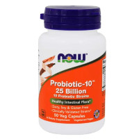 NOW Probiotic-10 25 Billion, 30 кап
