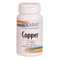 SOLARAY Copper 2 mg, 100 кап