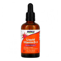NOW Liquid Vitamin D-3 2 FL OZ, 59 мл