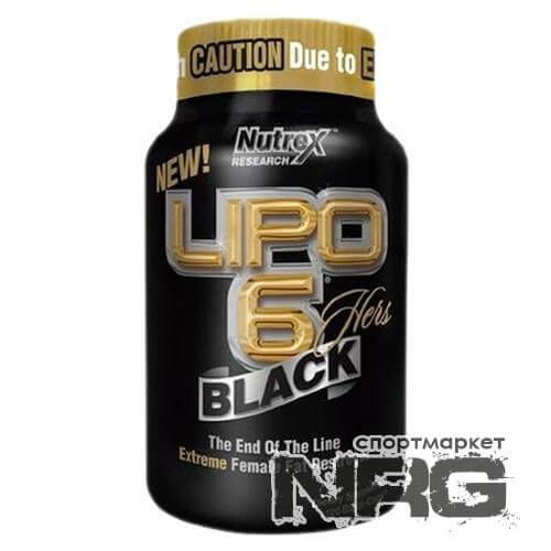 NUTREX Lipo 6 Black Hers, 120 кап