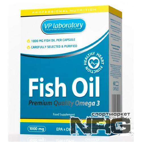 VPLAB Fish Oil 1000мг, 60 кап