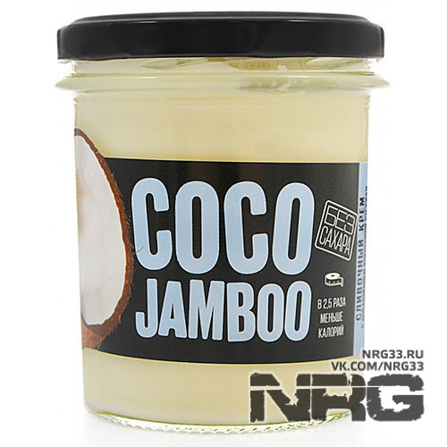 MrDJEMIUS Сливочный крем "COCO JAMBOO" с добавлением кокосовой стружки, 290 г