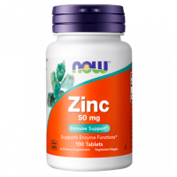 NOW Zinc Gluconate 50 mg, 100 таб