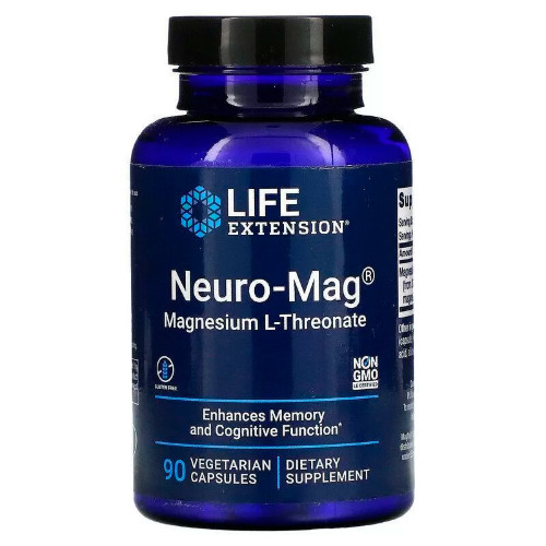 LIFE EXTENSION Neuro-Mag, 90 кап