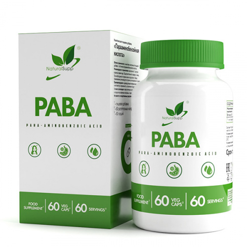 NATURAL SUPP PABA, 60 кап