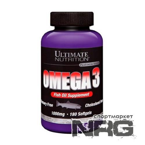 ULTIMATE Omega 3 softgels, 180 кап