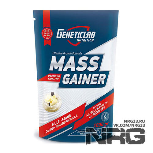 GENETIC Mass Gainer, 1 кг