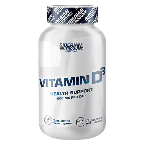 SIBERIAN NUTROGUNZ Vitamin D3, 180 кап