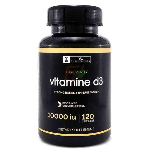 VL Vitamin D3 10000iu, 120 кап