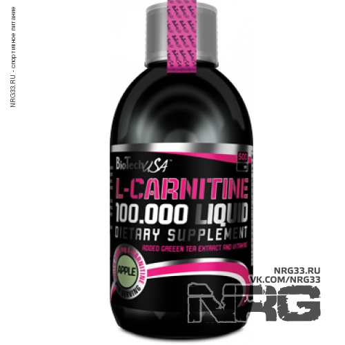 BIOTECH L-Carnitine Liquid 100000mg, 500 мл