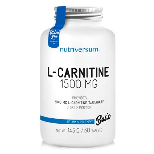 NUTRIVERSUM L-Carnitine 1500 mg, 60 таб