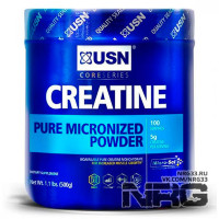 USN Creatine Pure Micronized Monohydrate Powder, 500 г