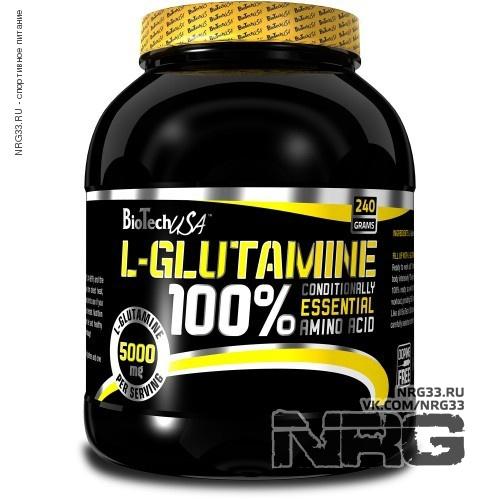 BIOTECH L-Glutamine 100%, 240 г