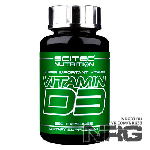 SCITEC Vitamin D3, 250 кап
