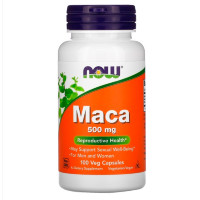 NOW Maca 500 mg, Мака перуанская 500 мг, 100 кап