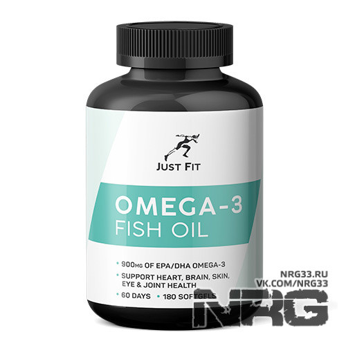 JUST FIT Omega 3 1000, 180 кап