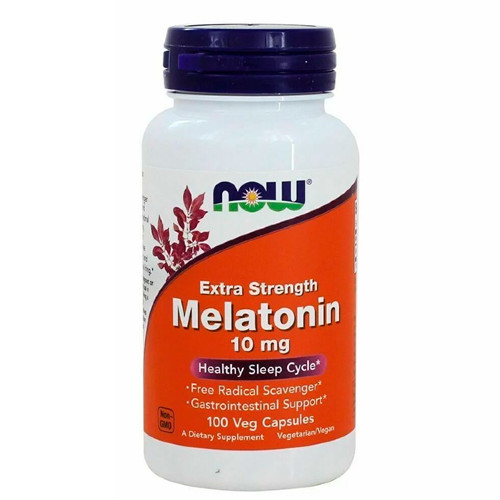 NOW Melatonin 10 mg, 100 кап