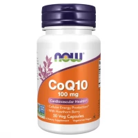 NOW Co Q10, 100 mg, Кофермент Q10, 100 мг, 30 кап
