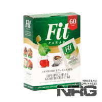 FITPARAD Саше - заменитель сахара на основе эритрита FitParad, 60 порц