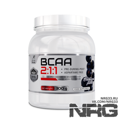 JUST FIT BCAA 2:1:1, 300 г