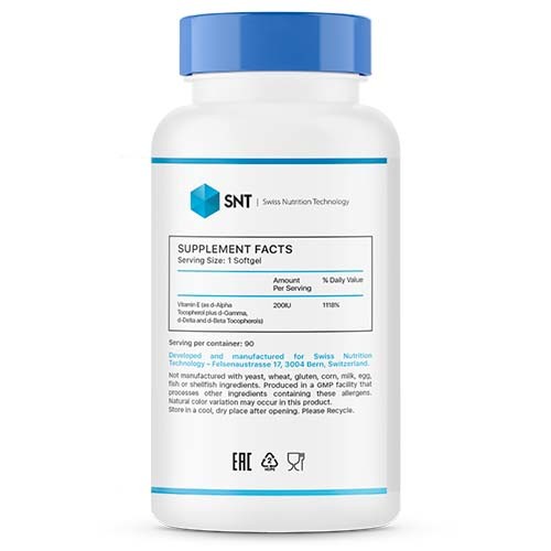 SNT Vitamin E-200, 90 кап