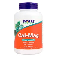 NOW Cal-Mag 500/250 mg, 100 таб