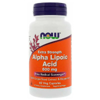 NOW Alpha Lipoic Acid 600 mg, 60 кап