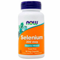 NOW Selenium 200 mcg, 90 кап