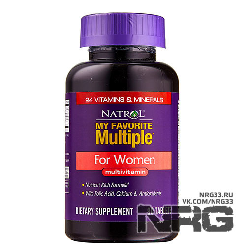 NATROL Multiple for Women Multivitamin, 90 таб