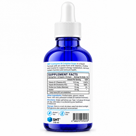 SNT Coenzyme B-complex, Коэнзим Б-комплекс, 118 мл