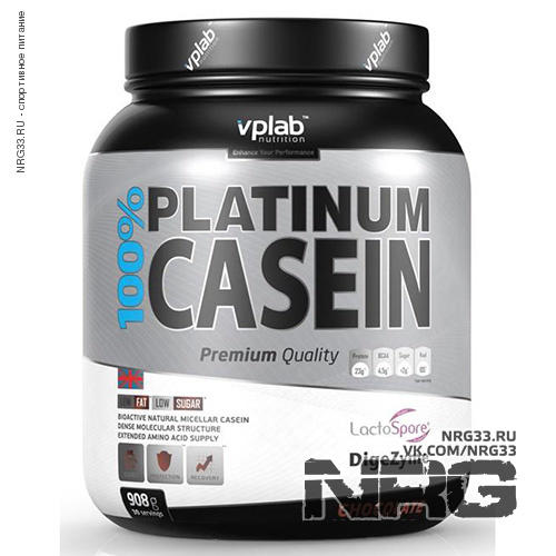 VPLAB Casein 100% Platinum, 0.9 кг