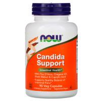NOW Candida Support, Флора Баланс, 90 кап