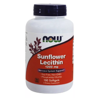 NOW Sunflower Lecithin 1200 mg, 100 кап
