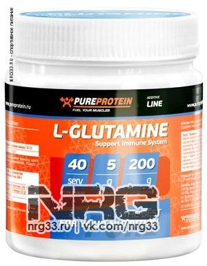 PUREPROTEIN L-Glutamine, 200 г