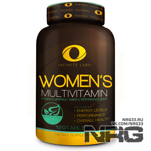 INFINITE LABS Women’s Multivitamin, 120 таб
