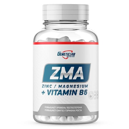 GENETIC ZMA +Vitamin B6, 60 кап