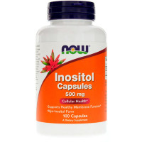 NOW Inositol 500 mg, 100 кап