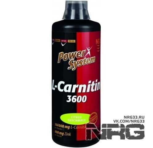POWER SYSTEM L-Carnitine 3600 mg, 1000 мл